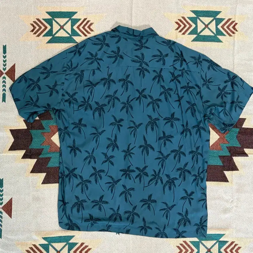 [BUNJANG] Two Palms Palm Tree Aloha Hawaiian Shirt / 투팜즈 팜트리 알로하 하와이안 셔츠