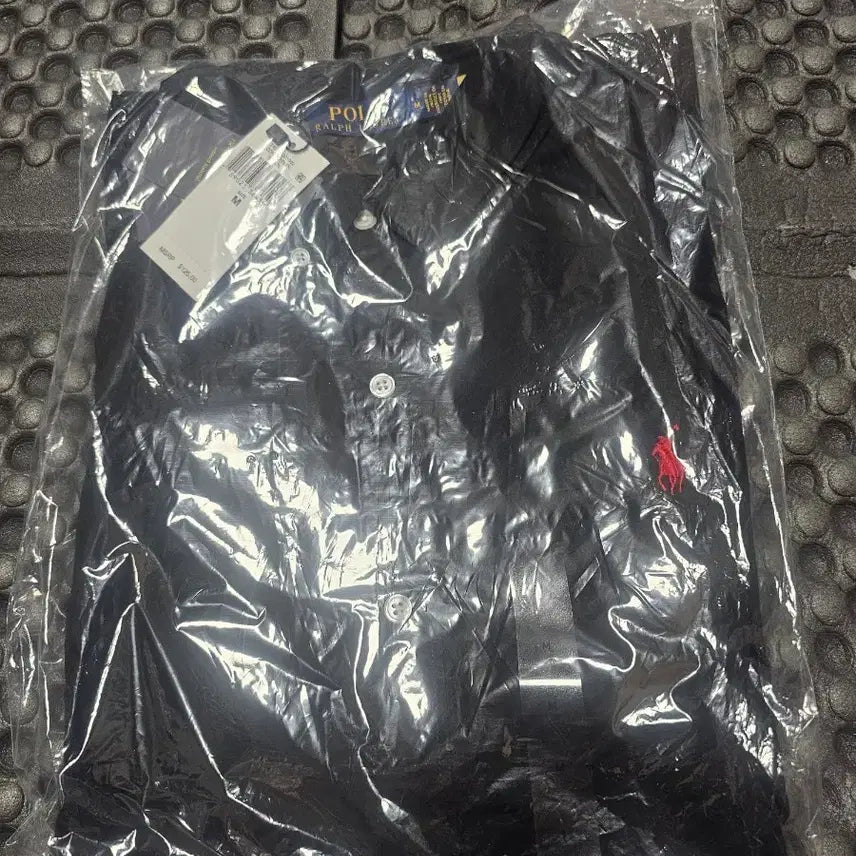 [BUNJANG] Polo Ralph Lauren Black Shirt / 폴로 랄프로렌 블랙 셔츠 M105