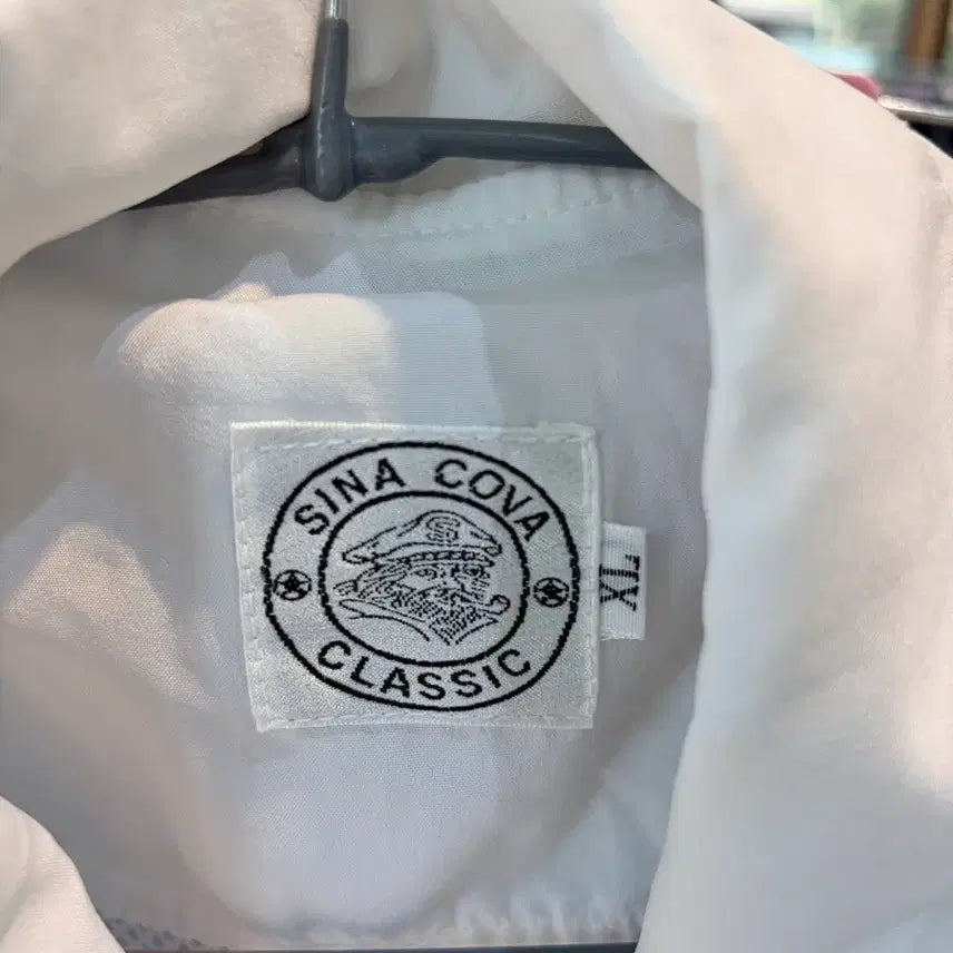 [BUNJANG] Sina Cova Windbreaker Jacket XL Navy/White / 시나코바 바람막이 XL 네이비/화이트