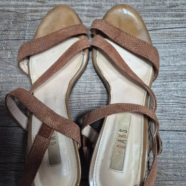 [BUNJANG] Daks Brown Strap Sandals (230) / 닥스 브라운 스트랩 샌들230