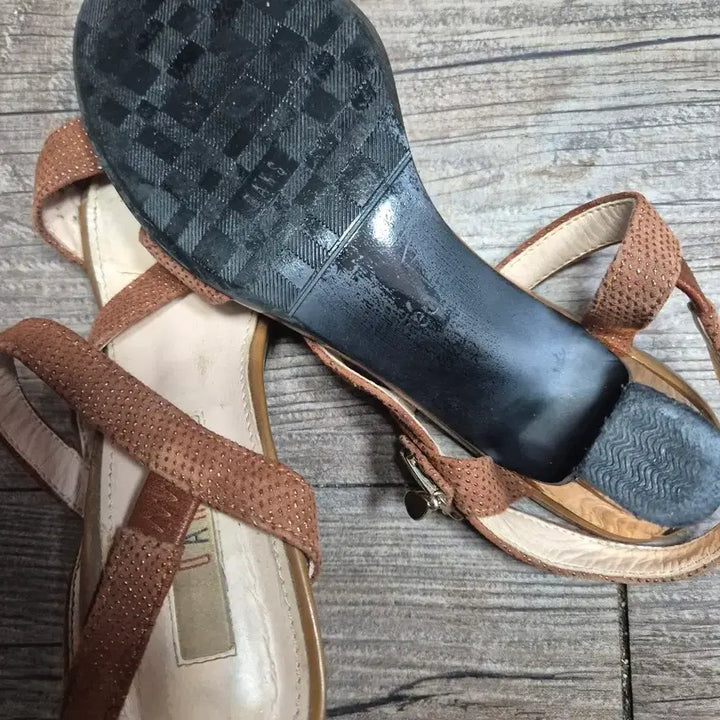 [BUNJANG] Daks Brown Strap Sandals (230) / 닥스 브라운 스트랩 샌들230