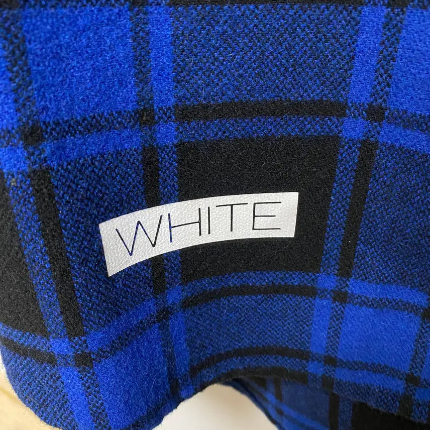 [BUNJANG] Off-White Flannel Arrow Check Shirt / [ S ] 오프화이트 플란넬 애로우 체크 셔츠