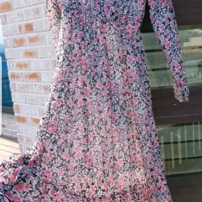 [SOLD OUT] 쪼그리 쉬폰 롱원피스