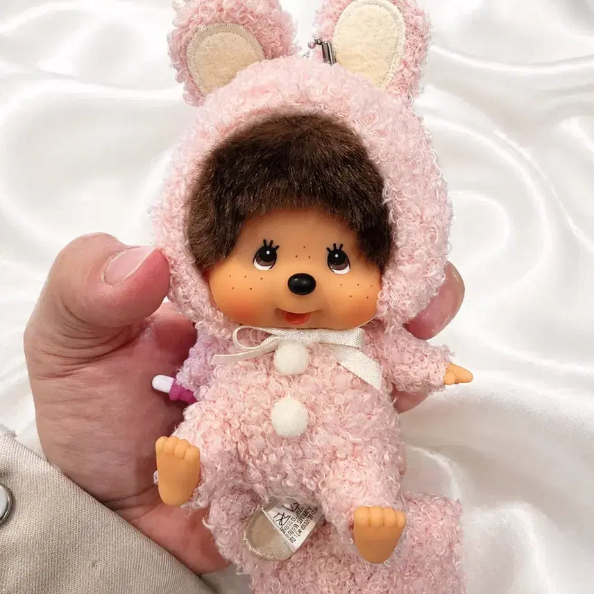 [BUNJANG] Monchhichi Bunny SS Keychain / 신상 바니 몬치치 SS키체인
