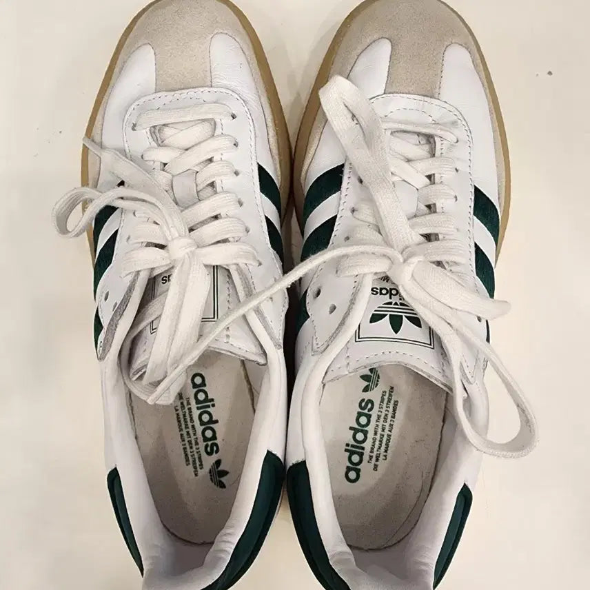 [BUNJANG] Adidas Samba OG White Green / 아디다스 삼바 OG 화이트 그린