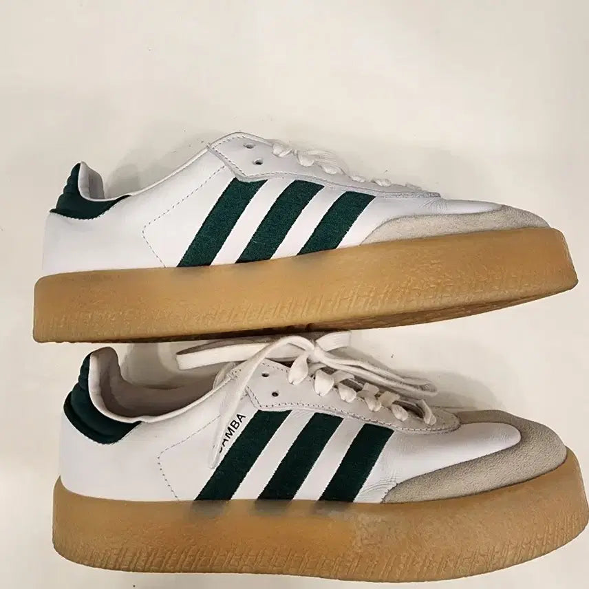 [BUNJANG] Adidas Samba OG White Green / 아디다스 삼바 OG 화이트 그린
