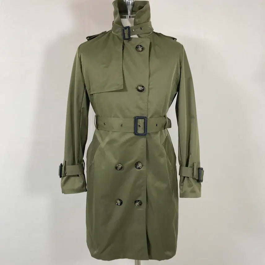 [BUNJANG] Papaya Trench Coat (M) - Khaki / Papaya여성트렌치코트M호호상점