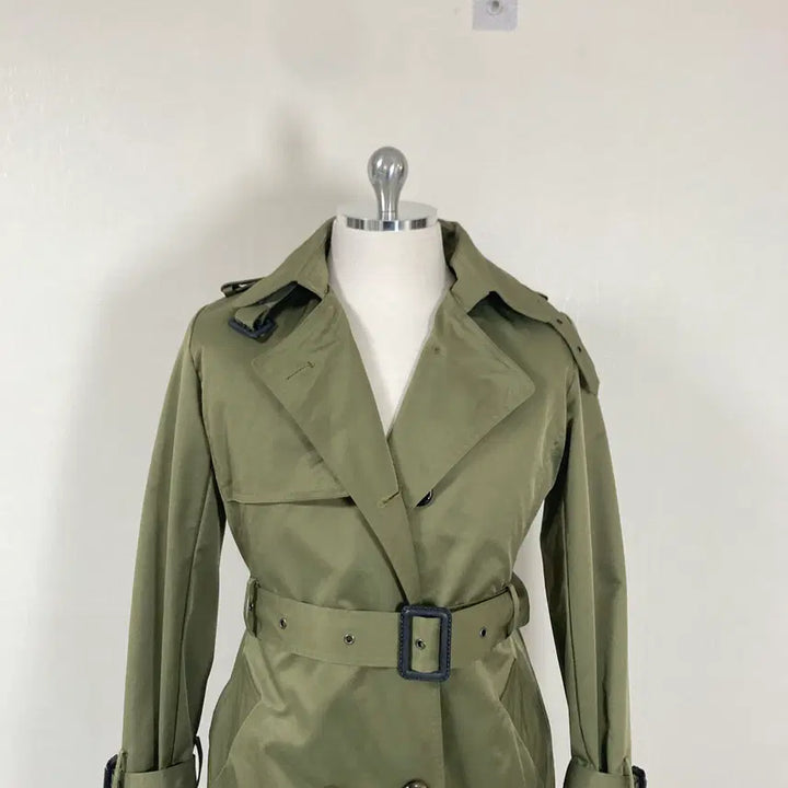 [BUNJANG] Papaya Trench Coat (M) - Khaki / Papaya여성트렌치코트M호호상점