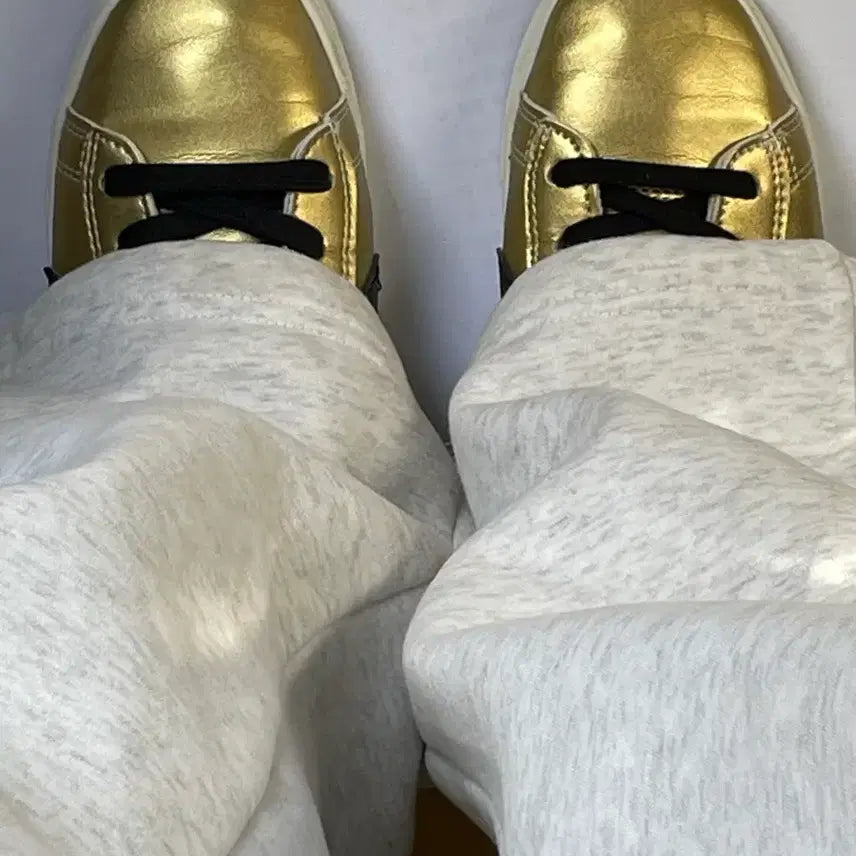 [BUNJANG] Kolca Gold Sneakers 230 / 골드 스니커즈 230