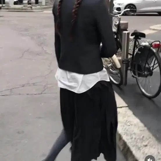 [BUNJANG] EONTS Offbeat Pleats Skirt / EONTS O ffbeat pleats skirt