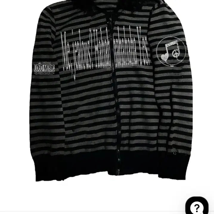 [BUNJANG] B.Access Paiki Stripe Hoodie Zip-Up / 비액세스 PAIKI 스트라이프 후드집업