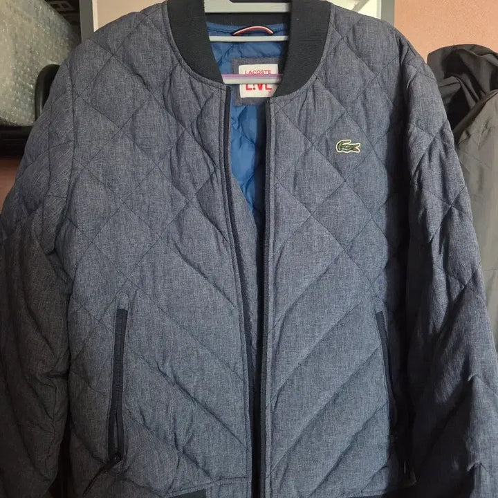 [BUNJANG] Lacoste Live Quilted Bomber Jacket / 라코스테 라이브 퀄팅 봄버 자켓