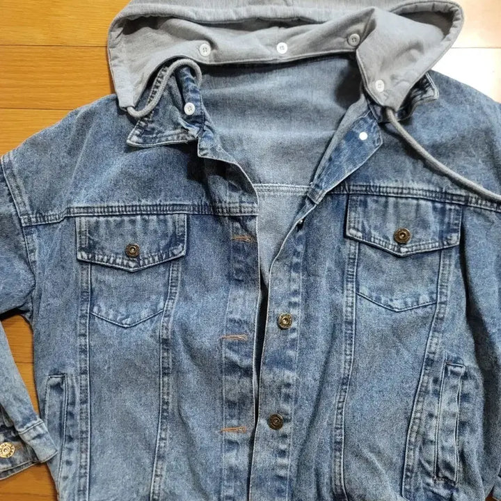 [SOLD OUT] 후드 데님 청자켓