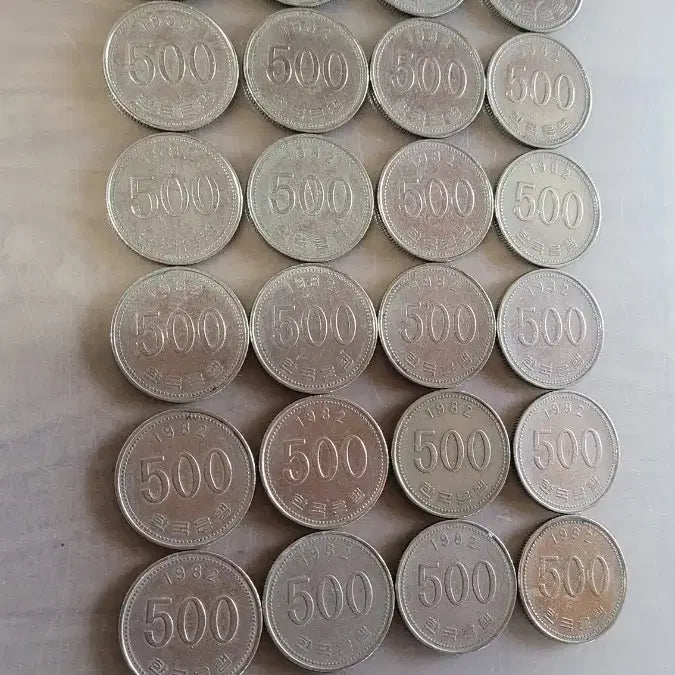 [SOLD OUT] 1982년 500원 동전 30개 일괄