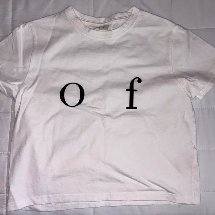 [BUNJANG] Overdue Flare Logo T-shirt White / 오버듀플레어 로고 티셔츠 화이트
