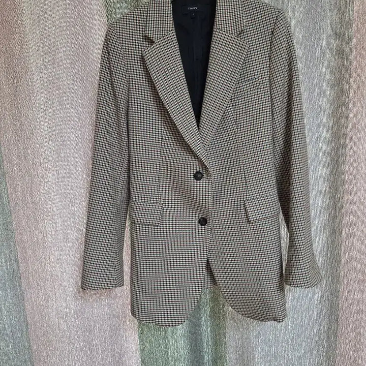 [BUNJANG] Theory Checkered Blazer Wool Blend / 띠어리 체크자켓 44/작은55