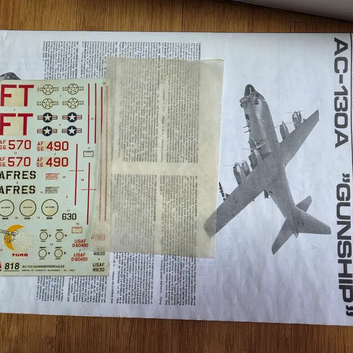 [BUNJANG] Italeri AC-130A Gunship 1/48 Scale Model Kit / 이탈레리 1/48 AC-130A 건쉽 미조립