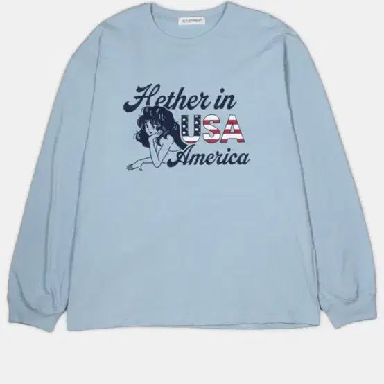 [SOLD OUT] 헤더먼트 america long sleeve tee