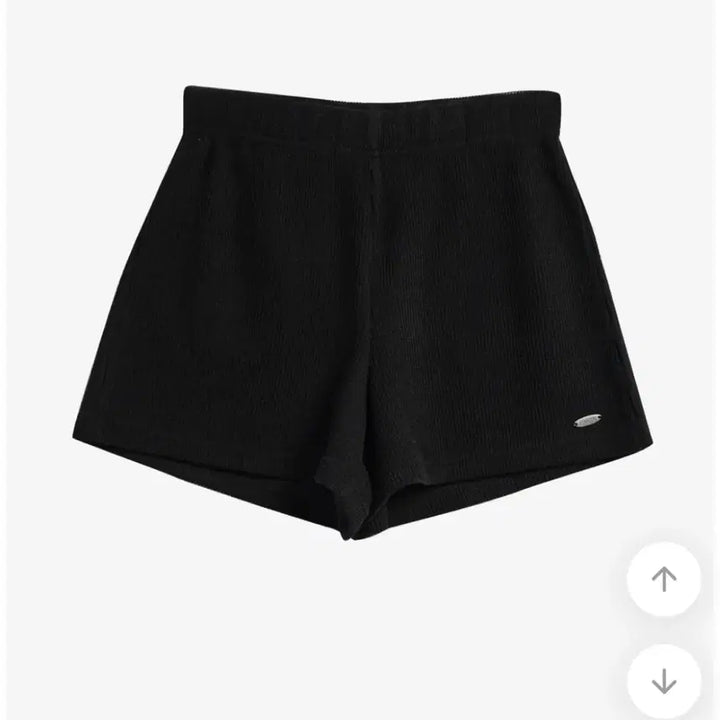 [BUNJANG] High-Waist Bending Shorts Black / 새상품 니트 하이웨스트 밴딩 숏팬츠 블랙