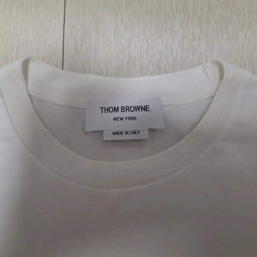 [BUNJANG] Thom Browne Diagonal Stripe Long Sleeve T-Shirt / (정품)  톰브라운 사선 긴팔티