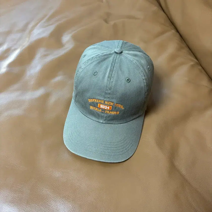 [BUNJANG] Supreme 6-Panel Cap 24SS New York Arc Olive / 슈프림 6패널 볼캡 모자 24ss 뉴욕 아크 올리브