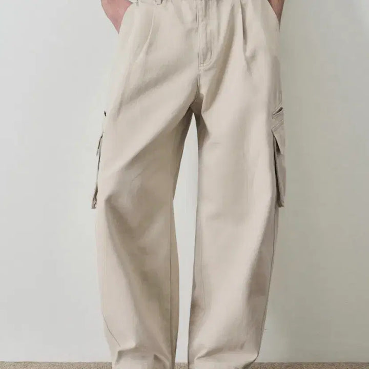 [SOLD OUT] (새상품)(L) 드로우핏 마일즈 워싱 코튼 카고 팬츠 [SAND] 판매