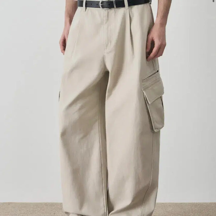 [SOLD OUT] (새상품)(L) 드로우핏 마일즈 워싱 코튼 카고 팬츠 [SAND] 판매