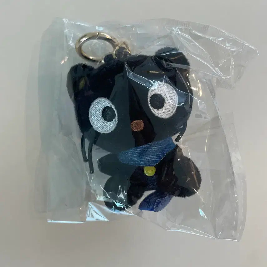 [BUNJANG] Sanrio Hangyodon Chococat Denim Mini Doll Keychain 8cm / 새상품) 한교동 초코캣 데님 미니 인형 키링 8cm 산리오 정품