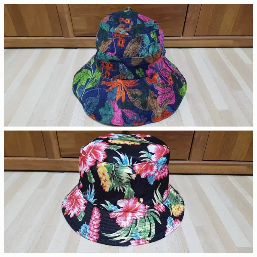 [BUNJANG] Floral Pattern Hat Set / 꽃무늬 여름 모자