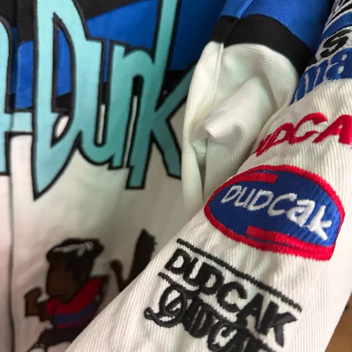 [BUNJANG] Old School Slam Dunk Embroidered Racing Jacket (XL) / 올드스쿨 슬램덩크 자수 레이싱 자켓 (국내 XL)