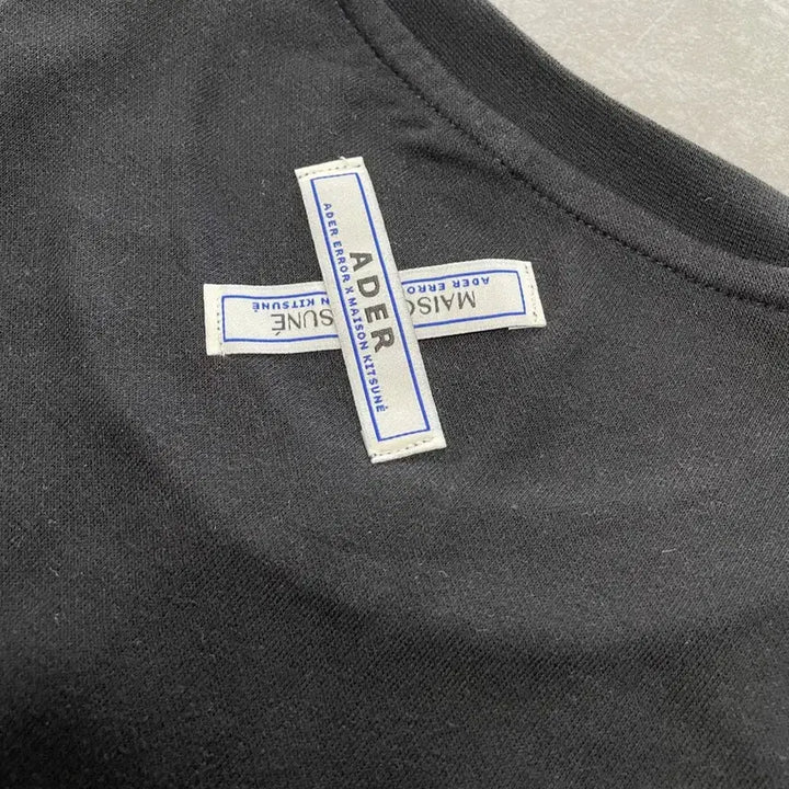 [SOLD OUT] 메종키츠네 x 아더에러 더블폭스헤드 티셔츠 블랙 [XL]
