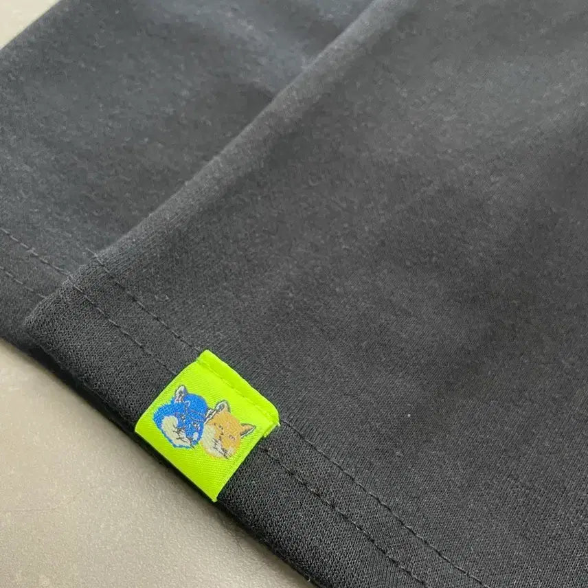 [SOLD OUT] 메종키츠네 x 아더에러 더블폭스헤드 티셔츠 블랙 [XL]
