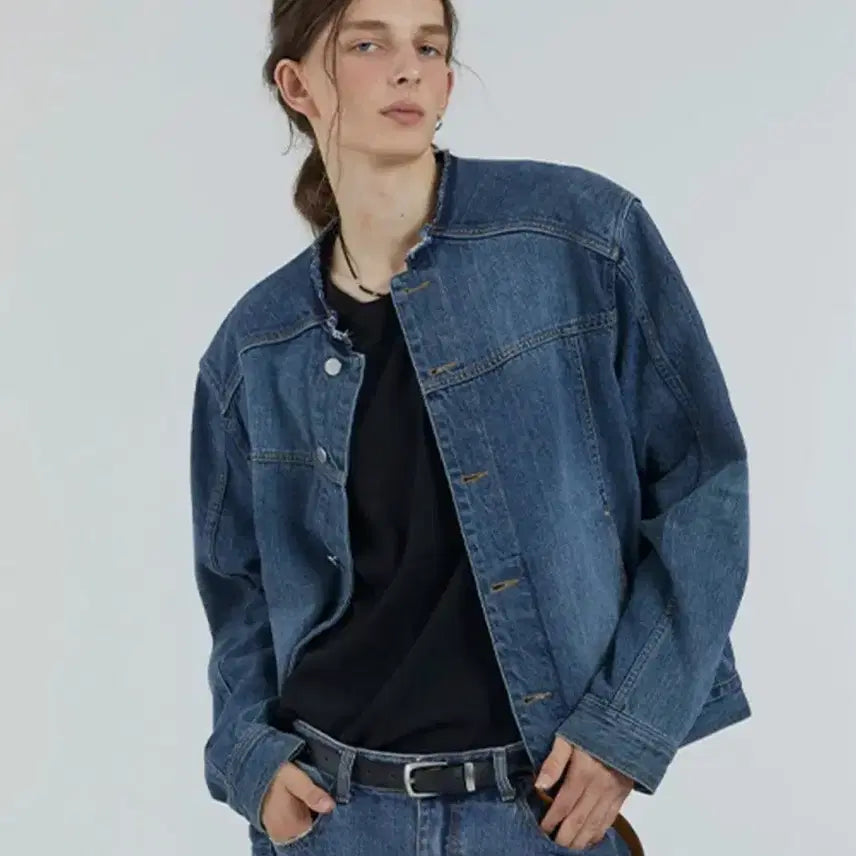 [BUNJANG] Mim the Wardrobe Western Denim Jacket / [3] 밈더워드로브 웨스턴 데님 자켁