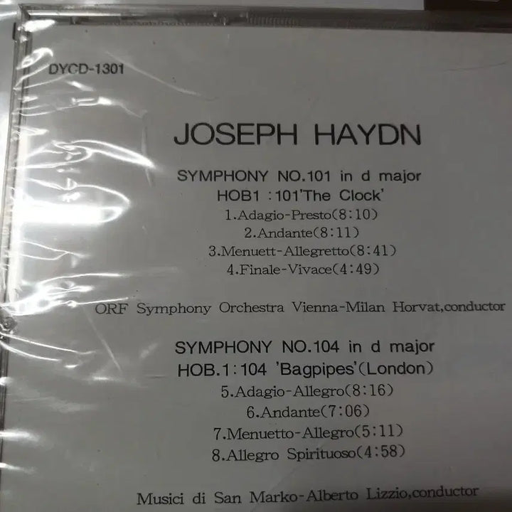 [BUNJANG] Unsealed Classical CD Bundle (Mozart, Beethoven, Mendelssohn, Haydn) / 미개봉 클래식cd 4종 일괄모차르트, 베토벤, 멘델스존, 하이든의