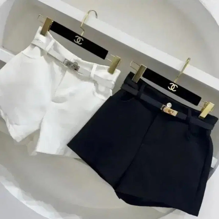[BUNJANG] Ervel Belt Shorts (White) / 수입의류 에르벨트 반바지 s (화이트)