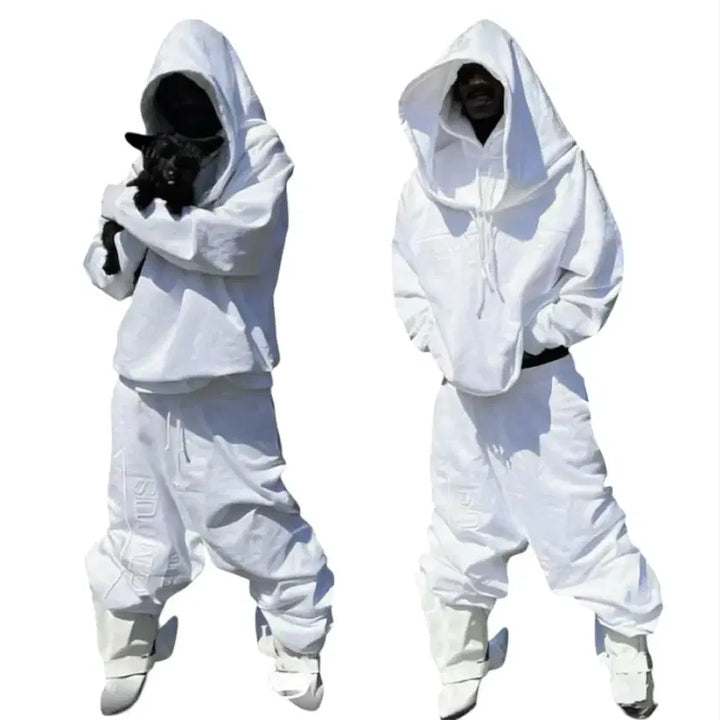 [BUNJANG] Anonymous Club White Sweatpants (Size S) / [오늘만 이 가격] 어나니머스 클럽 화이트 스웨트 팬츠 [S]