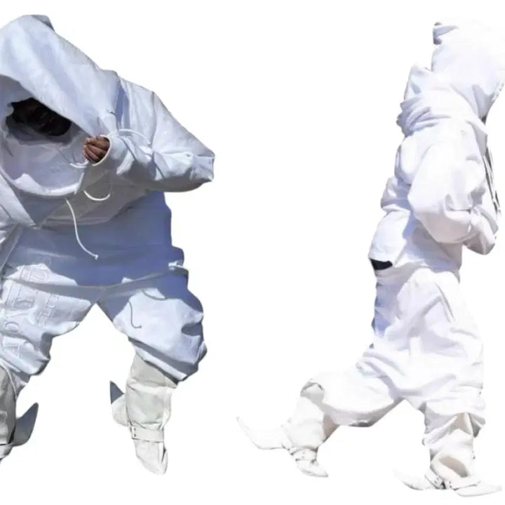 [BUNJANG] Anonymous Club White Sweatpants (Size S) / [오늘만 이 가격] 어나니머스 클럽 화이트 스웨트 팬츠 [S]