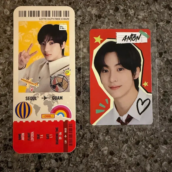 [SOLD OUT] 라이즈 앤톤 롯데면세점 포카+스티커