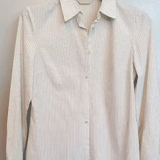 [BUNJANG] TIME / MINE Striped Shirt / 한섬 마인 스트라이프 셔츠88-98-165 은은한 색감의 스트라이프 패