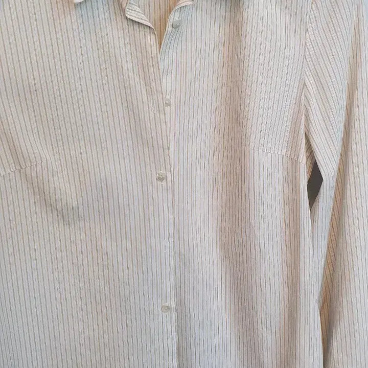 [BUNJANG] TIME / MINE Striped Shirt / 한섬 마인 스트라이프 셔츠88-98-165 은은한 색감의 스트라이프 패