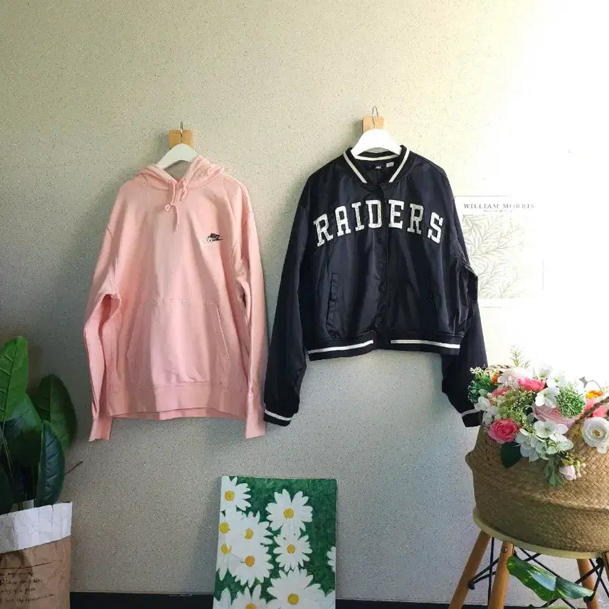 [BUNJANG] H&amp;M Raiders Stadium Jacket / H&amp;M x NFL 레이더스 스타디움 자켓 M
