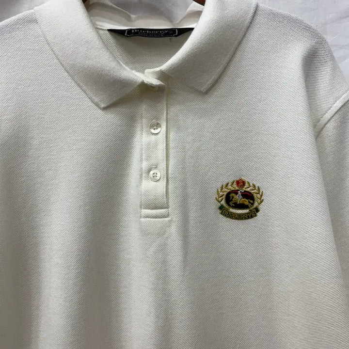 [SOLD OUT] 버버리 화이트 카라티 95사이즈(정품)