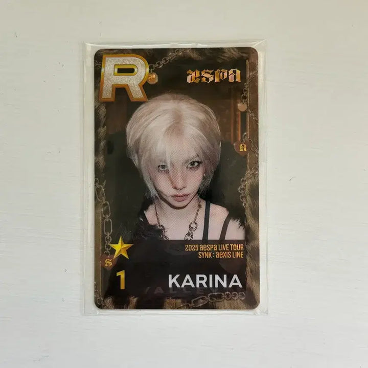 [SOLD OUT] 에스파 카리나 SYNK 포토카드 슈스엠