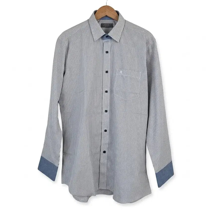 [BUNJANG] LANCETTI Solid Dress Shirt / 새제품 LANCETTI 긴팔 셔츠 100 드레스셔츠 와이셔츠 솔리드셔츠