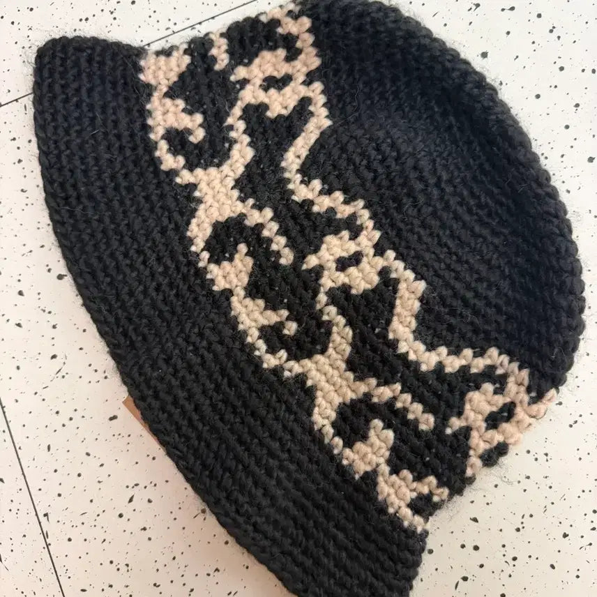 [BUNJANG] Stüssy SS Knit Bucket Hat Black / 새제품 스투시 SS 니트 버킷햇 블랙