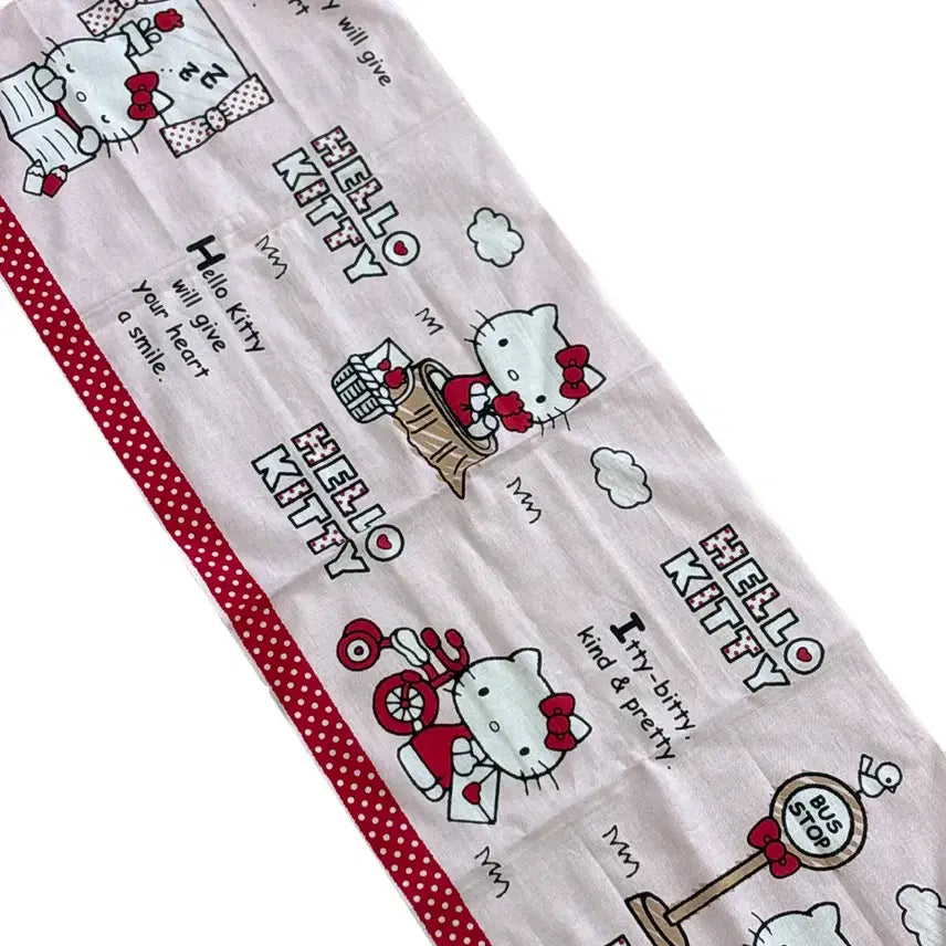 [BUNJANG] Vintage Kitty Fabric / 고전문구 고전키티 페브릭