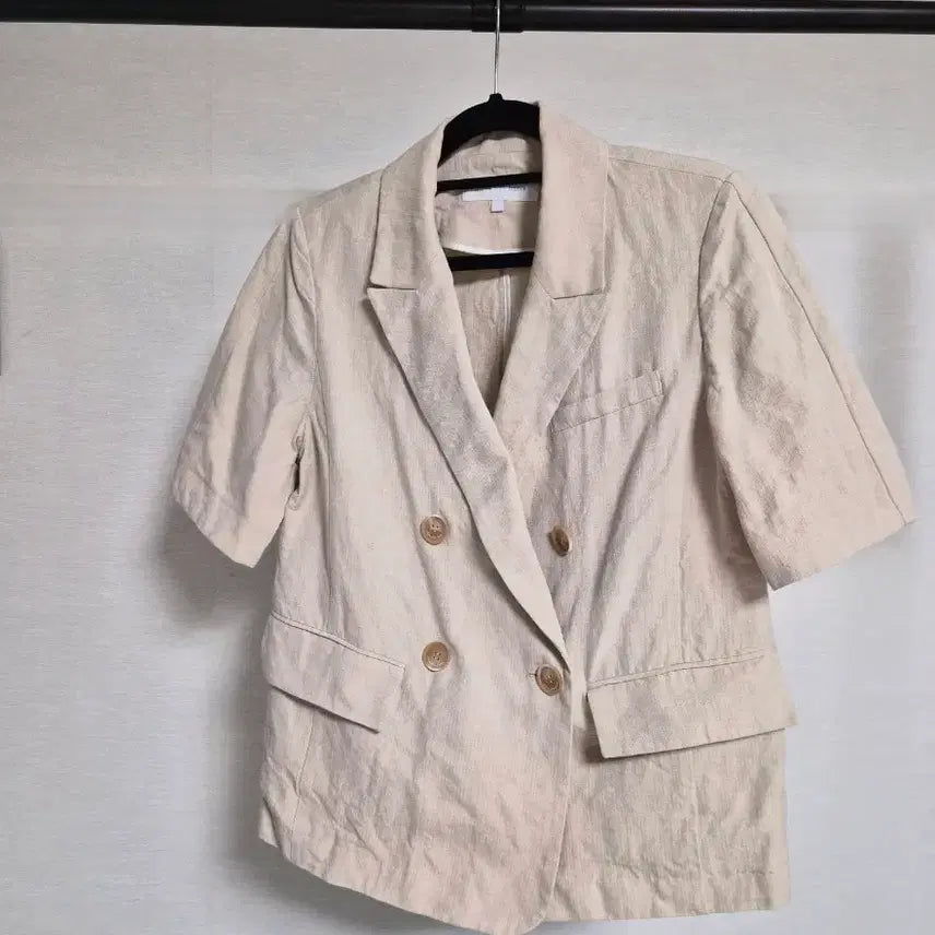 [SOLD OUT] 올리브데올리브 린넨 반팔 자켓 1