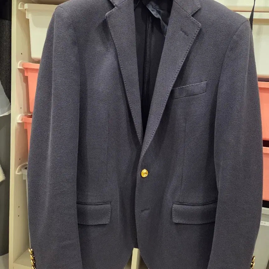 [SOLD OUT] 폴로 네이비 블레이저 금장자켓 40R