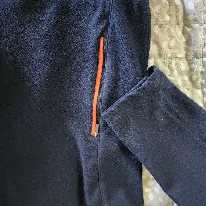 [SOLD OUT] applerind 네이비/오렌지 컬러 집업 자켓