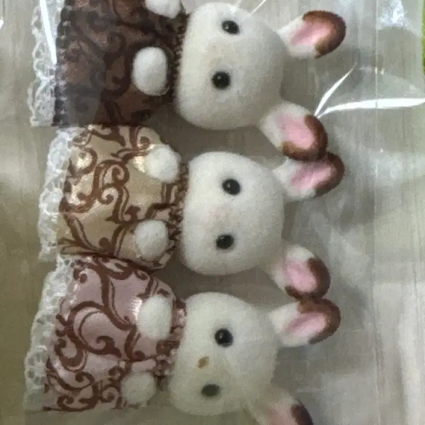 [BUNJANG] Sylvanian Families Chocolate Rabbit 40th Anniversary Newborn Rabbits / 실바니안 초콜릿 토끼 신생아 토끼들